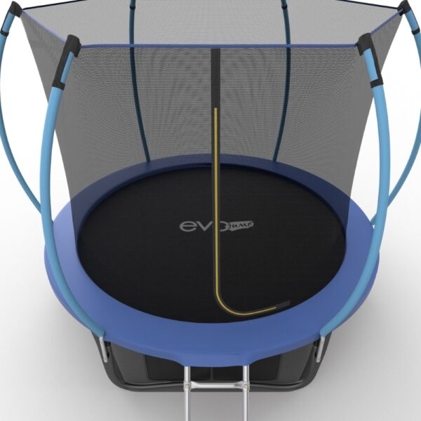 4 - EVO JUMP Internal 10ft (Blue) + Lower net. Батут с внутренней сеткой и лестницей, диаметр 10ft (синий) + нижняя сеть.