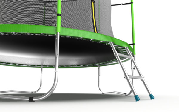 3 - EVO JUMP Internal 10ft (Green) Батут с внутренней сеткой и лестницей, диаметр 10ft (зеленый).