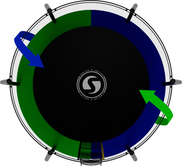 3 - Батут SWOLLEN Prime Black 8 FT.