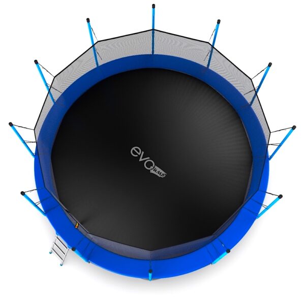 3 - EVO JUMP Internal 16ft (Blue) + Lower net. Батут с внутренней сеткой и лестницей, диаметр 16ft (синий) + нижняя сеть.