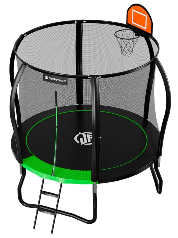 1 - Батут Jump Power 10 ft Pro Stable Point Green.